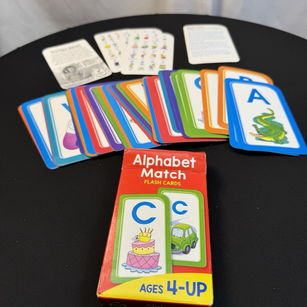 School Zone Alphabet Match Flash Cards